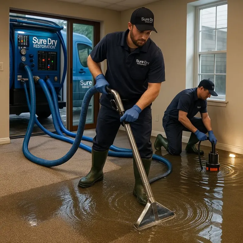 Water Extraction and Removal process in Fultondale, AL